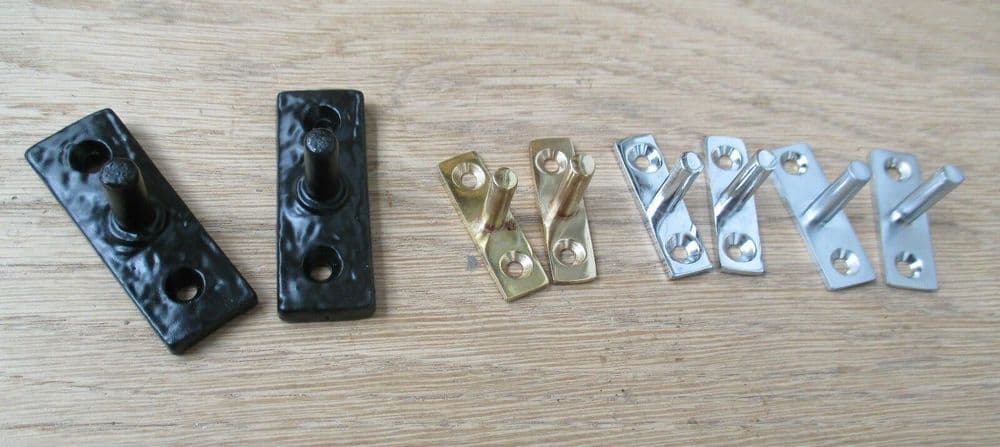 Window Stay Replacement Pins Brushed Satin Chrome