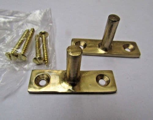 Window Stay Replacement Pins Polished Brass