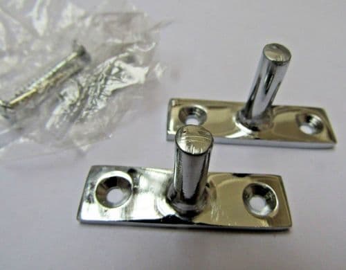 Window Stay Replacement Pins Polished Chrome