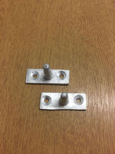 Window Stay Replacement Pins Satin Aluminium