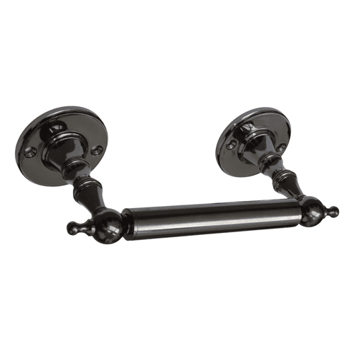 Windsor Royal Toilet Roll Holder Polished Black Nickel