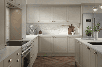 Aluminium Patterned Splashbacks - Calacatta Marble Gloss