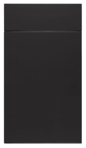 Aura Vinyl Wrapped Kitchen Doors, Drawers and Accessories Super Matt : Graphite