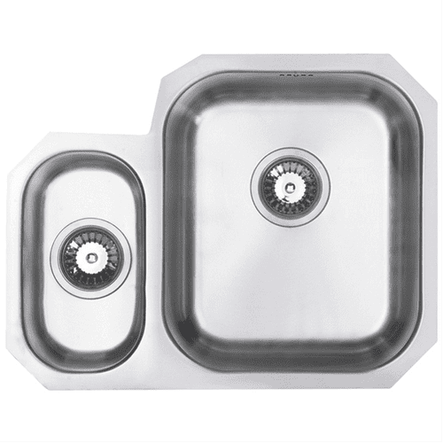 Austen & Co - Capri Stainless Steel 1.5 Bowl Sink - 460 x 594 x 185mm