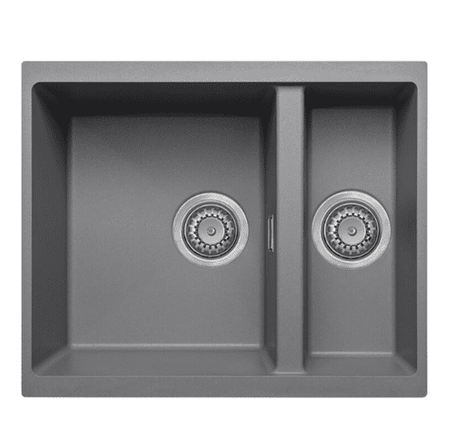 Austen & Co - Florence Granite 1.5 Bowl Sink - Grey - 555 x 460 x 200mm