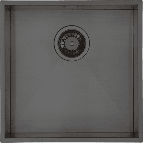 Austen & Co - Loreto Stainless Steel Single Bowl Sink - Gunmetal 400 x 400 x 200mm