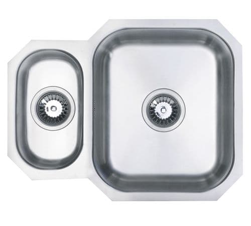 Austen & Co - Milano Stainless Steel 1.5 Reversible Bowl Sink - 460 x 594 x 185mm