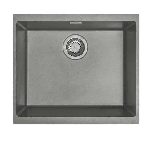 Austen & Co - Siena Granite Large Single Bowl Sink - Grey - 530 x 460 x 200