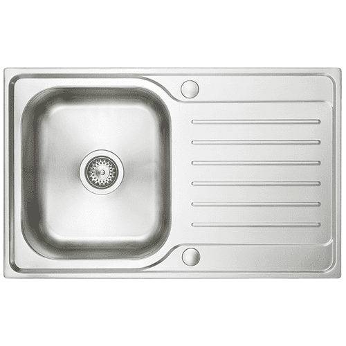 Austen & Co - Verona Stainless Steel 1.5 Inset Bowl Sink - 500 x 800 x 200mm