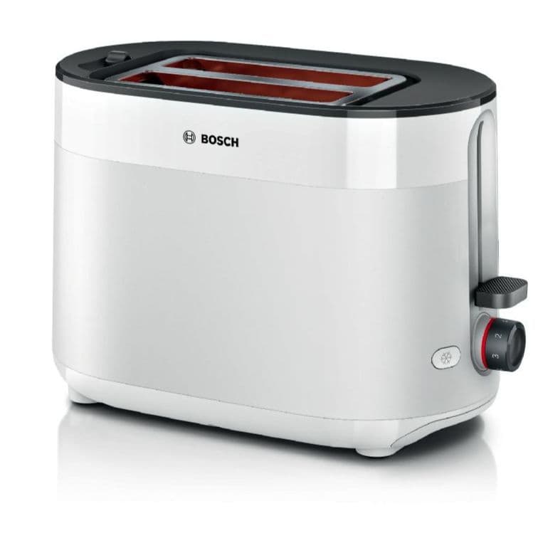 Bosch 2 Slice Compact Toaster MyMoment - White - TAT2M121GB