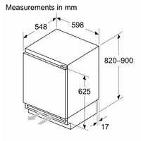 Bosch Series 4 Built Under Freezer - GUN21VFE0G