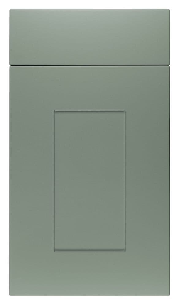 Boston Vinyl Wrapped Kitchen Doors Reed Green