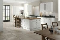 Boston Vinyl Wrapped Kitchen Doors White