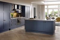 Buckingham Five piece PVC Shaker - Navy Blue Ash