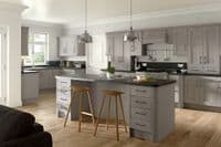 Buckingham Five piece PVC Shaker - Stone Grey  Ash