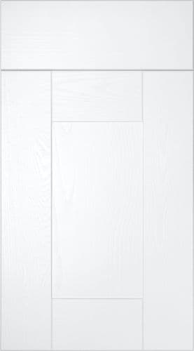 Buckingham Five piece PVC Shaker - White Ash