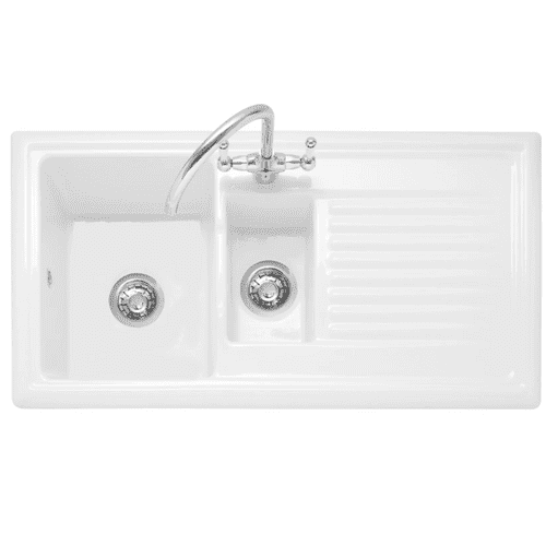 Caple WIL150 Ceramic 1.5 Bowl Sink & Drainer