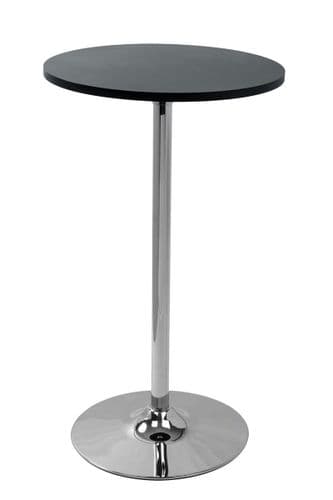 Como Poseur Round Table - Black Wood