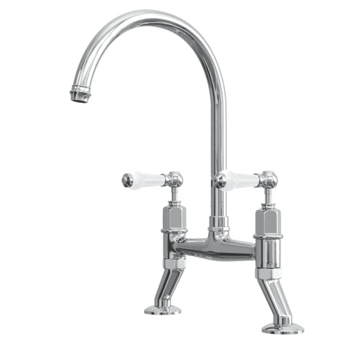 Contemporary Bridge Chrome Traditional Tap