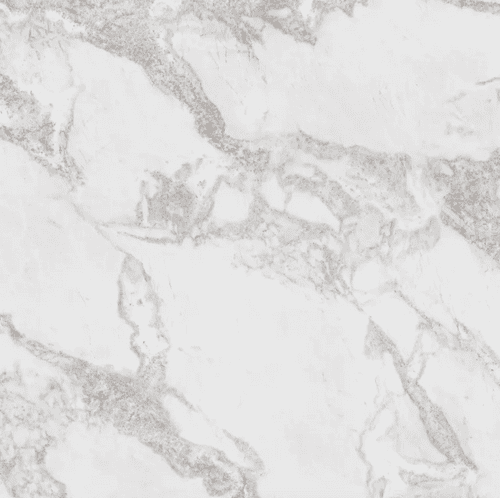 Contemporary Solid 12mm Compact Laminate Worktop - Winter Marble - Black Core