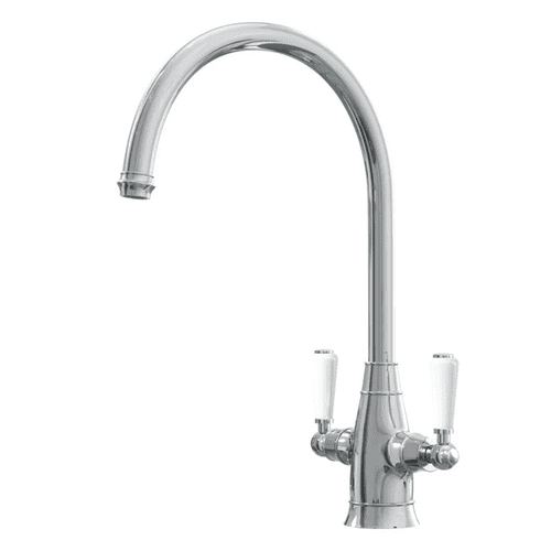 Contemporary Twin Lever Chrome Classic Tap