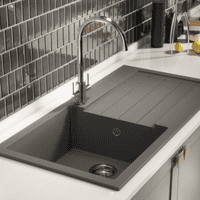 Contemporary Twin Lever Tap - Chrome
