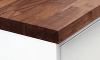 De Terra 40mm Solid Wood Worktops - Black American Walnut