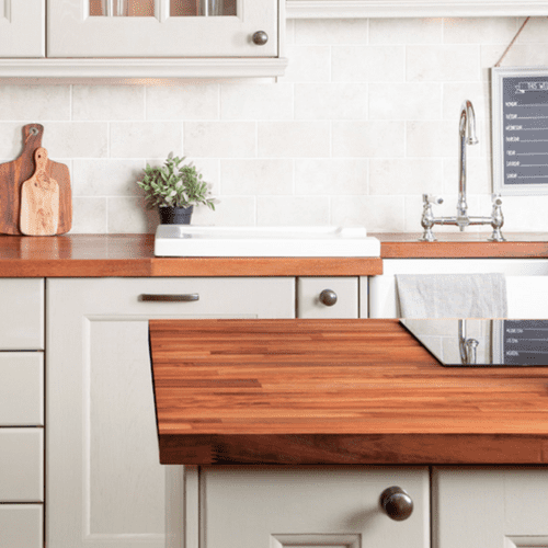 De Terra 40mm Solid Wood Worktops - Iroko