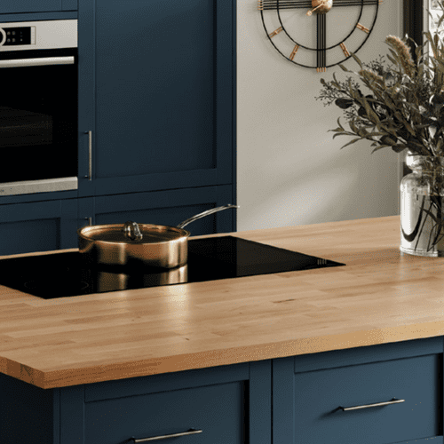 De Terra 40mm Solid Wood Worktops - Oak (Pre-oiled)