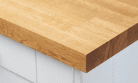De Terra 40mm Solid Wood Worktops - Oak (Pre-oiled)