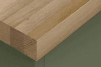 De Terra 40mm Solid Wood Worktops - Rustic Full Stave Oak