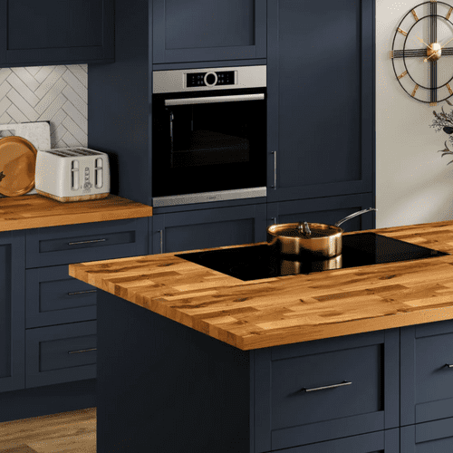De Terra 40mm Solid Wood Worktops - Rustic Oak