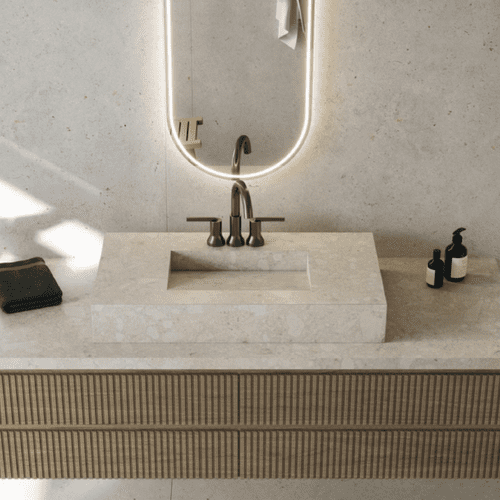 Dekton Bespoke Worktops - Polar