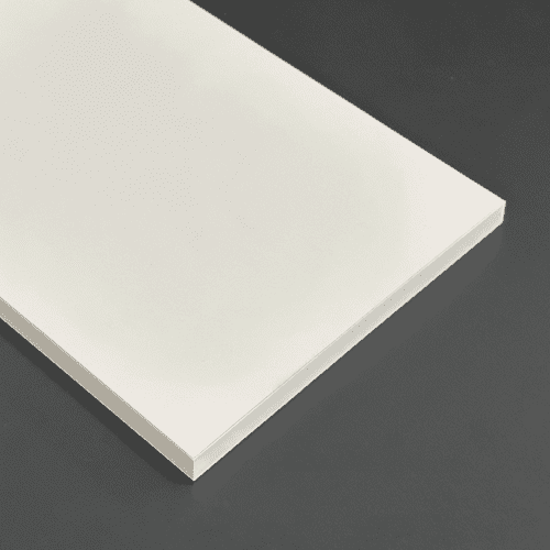 Duropal 12mm Compact Laminate Worktops - Chalk U11102 CM - White Core