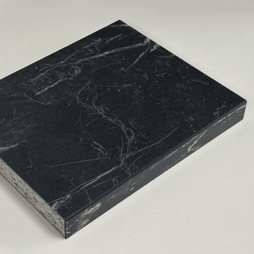 Duropal 20mm Square Edged Laminate Worktops - Nero Portoro S63028 MS