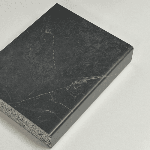 Duropal 38mm Postformed Laminate Worktops - Caviar Silver S63066 MS