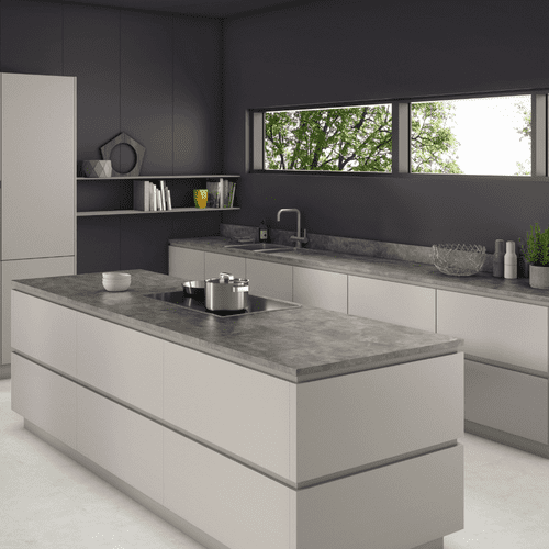 Egger 25mm Square Edged Laminate Worktops - Anthracite Metal Rock - F121 ST87