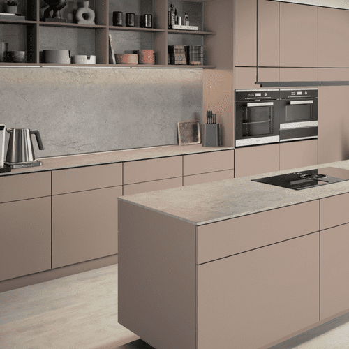 Egger 25mm Square Edged Laminate Worktops - Calais Travertine - F052 ST75