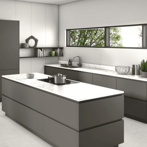 Egger 25mm Square Edged Laminate Worktops - Crystal Marble - F800 ST9
