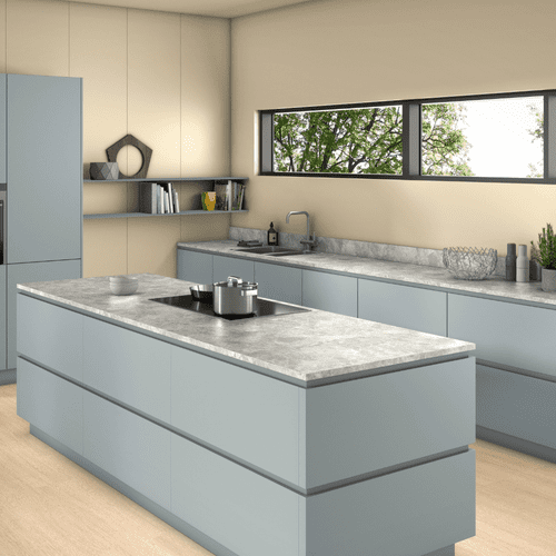 Egger 25mm Square Edged Laminate Worktops - Grey Braganza Granite - F076 ST75