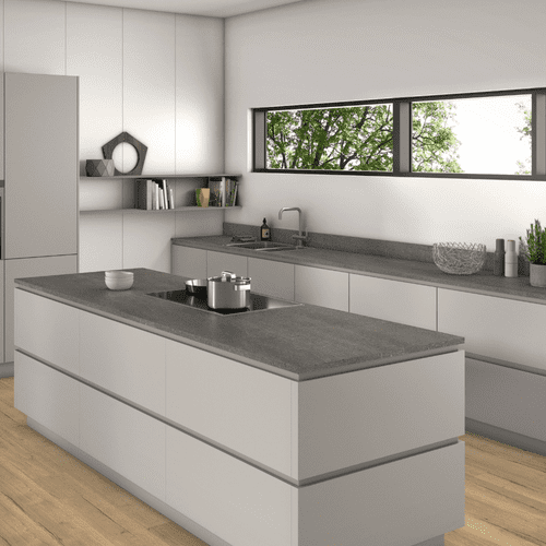 Egger 25mm Square Edged Laminate Worktops - Grey Cascia Granite - F032 ST78