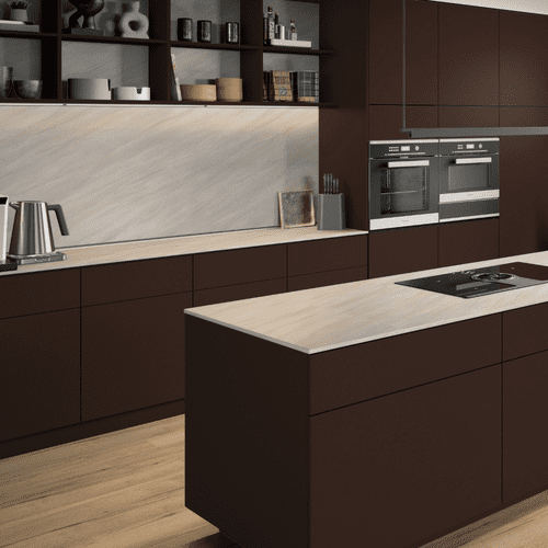 Egger 25mm Square Edged Laminate Worktops - Sand Grey Calvia Stone - F676 ST75