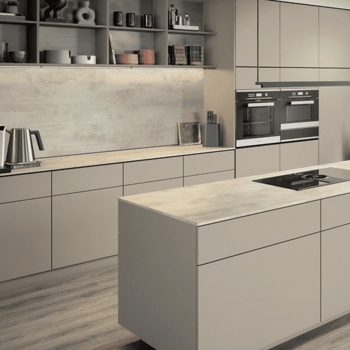Egger 25mm Square Edged Laminate Worktops - White Chromix - F637 ST10