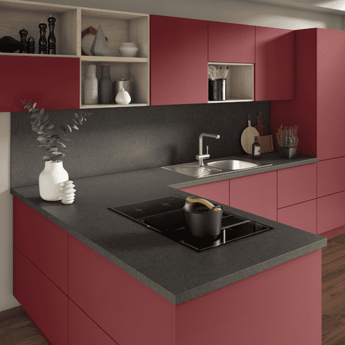 Egger 38mm Postformed Laminate Worktops - Anthracite Mountain Basalt - F247 ST76