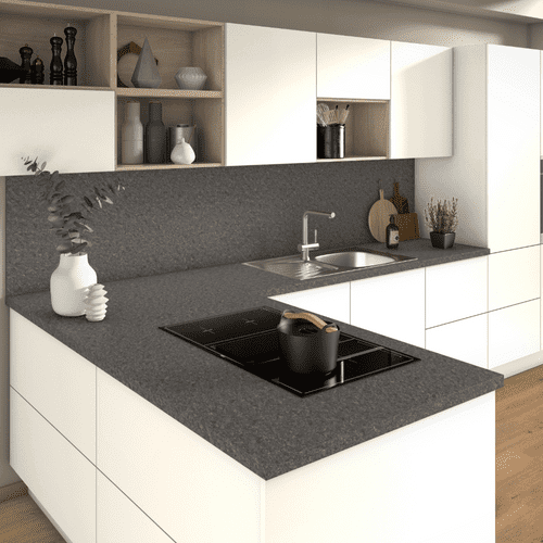 Egger 38mm Postformed Laminate Worktops - Anthracite Steel Grey - F620 ST87