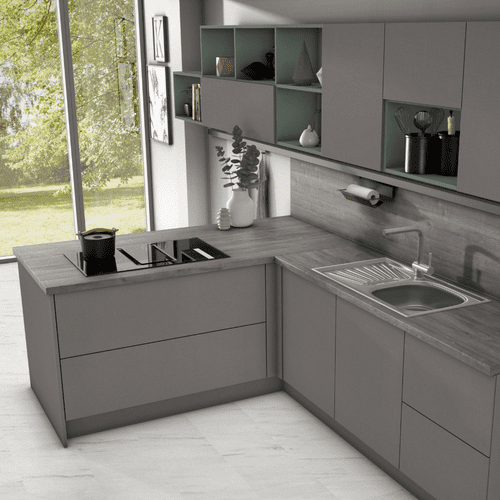 Egger 38mm Postformed Laminate Worktops - Grey Brown Whiteriver Oak - H1313 ST10