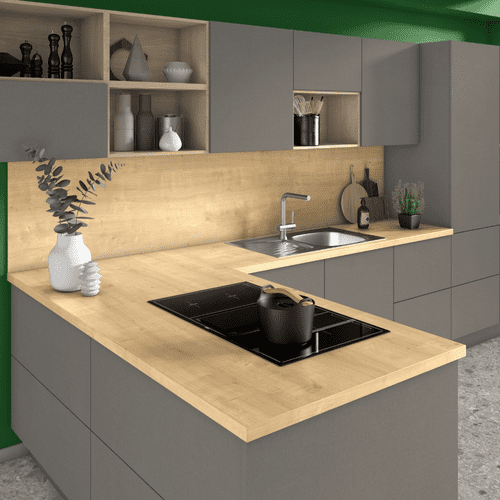 Egger 38mm Postformed Laminate Worktops - Natural Hamilton Oak - H3303 ST10