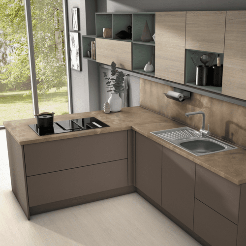 Egger 38mm Postformed Laminate Worktops - Sand Beige Titanite - F226 ST78