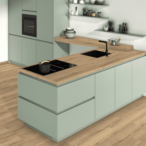 Egger 38mm Square Edged Laminate Worktops - Light Natural Davenport Oak - H3359 ST32