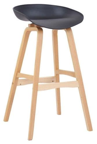 Equator Bar Stool - Black